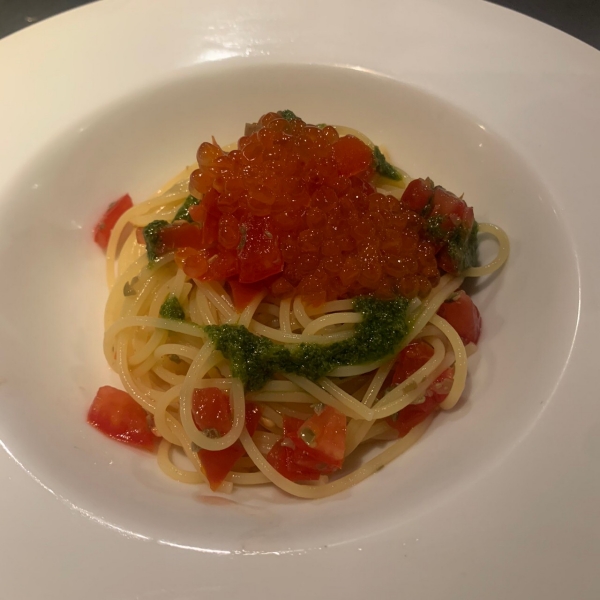 いくらパスタ